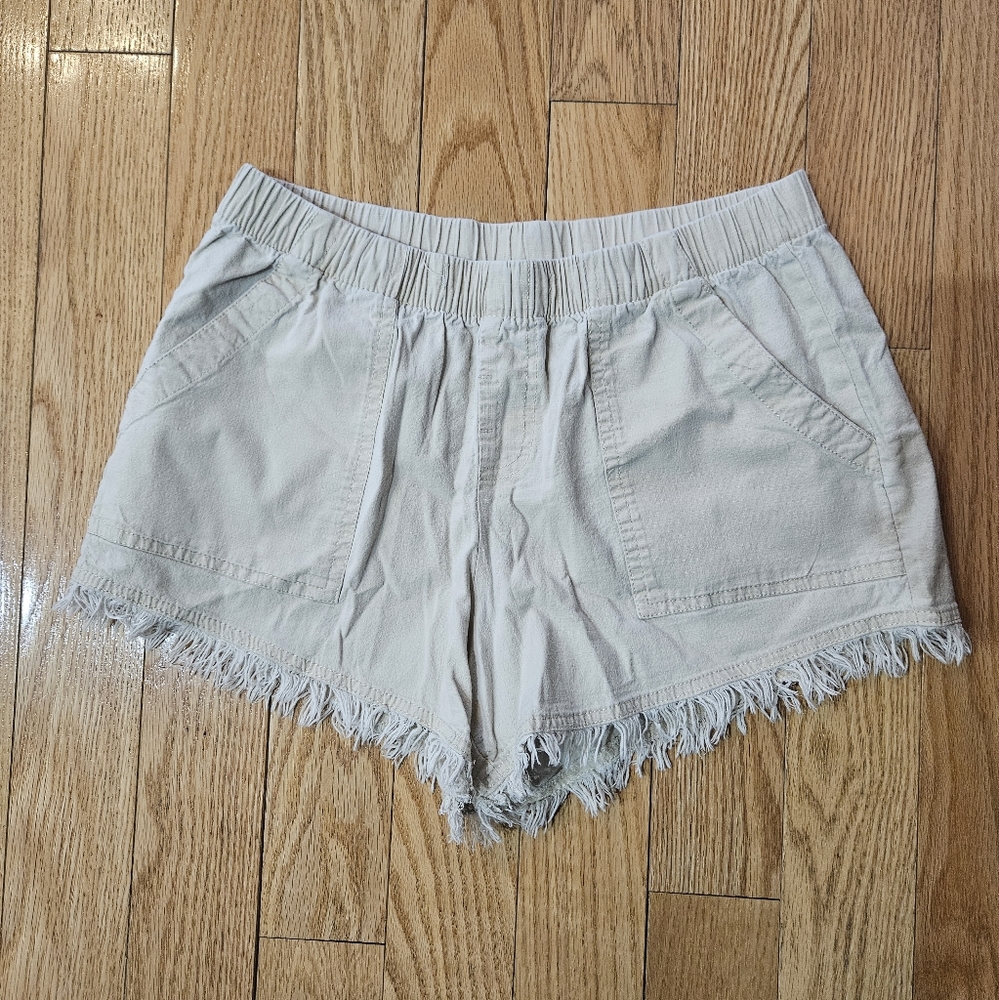 Womens White Denim Shorts
